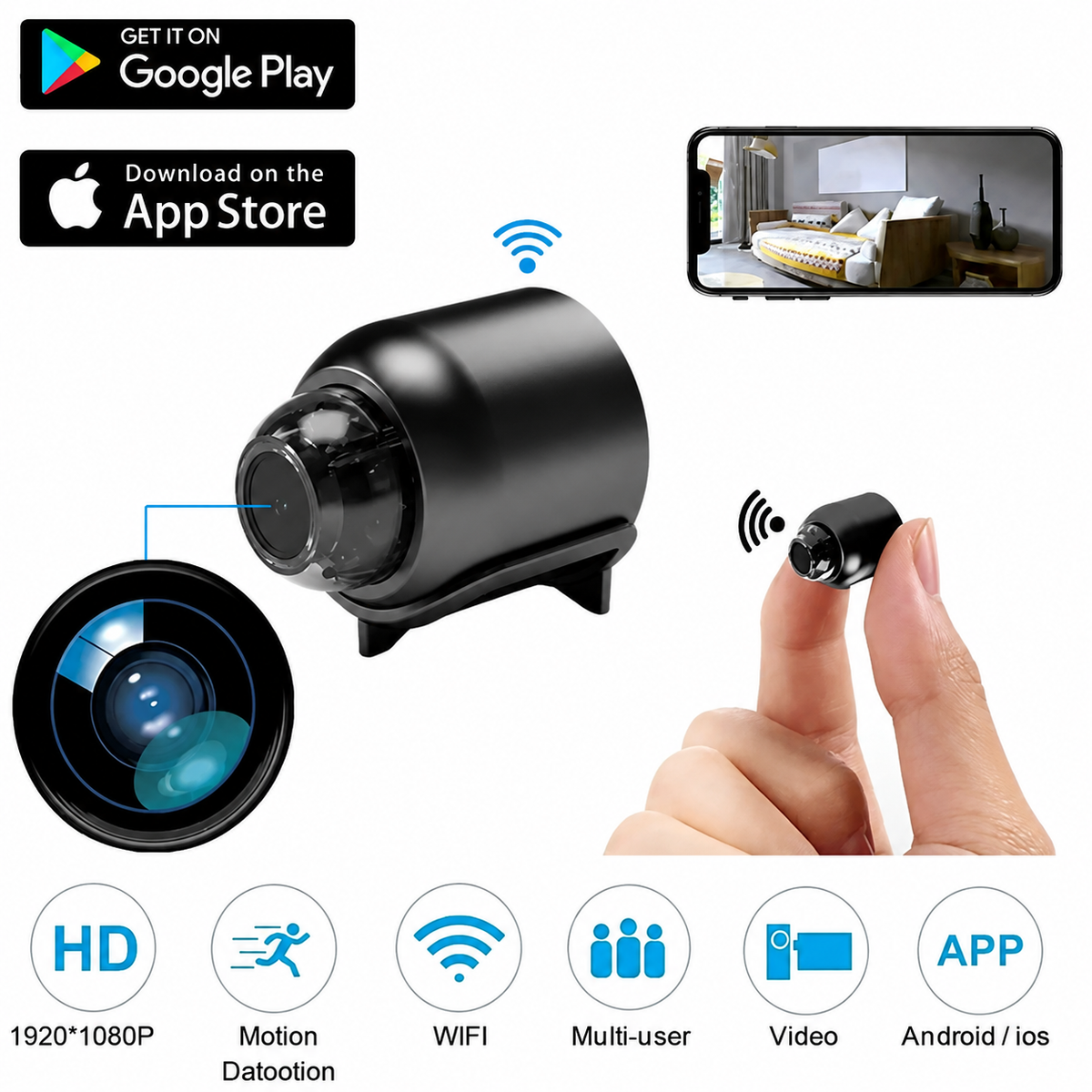 1080P HD Wireless Mini Camera
